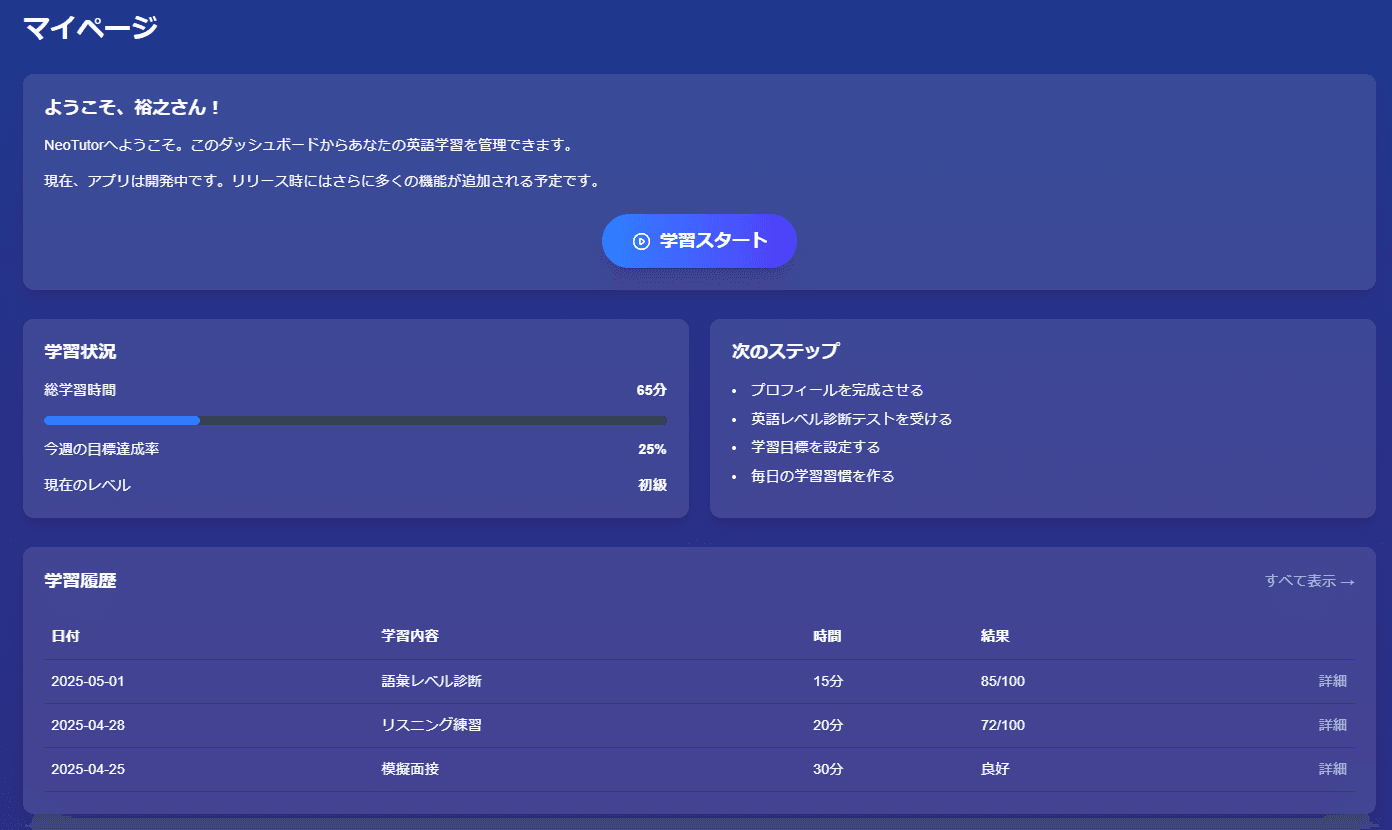 英語学習のイメージ